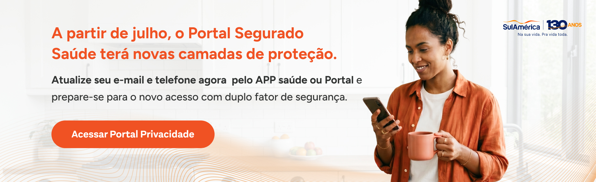 Atualização de dados de contato MFA